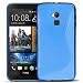 Produktbild HTC One Max Hülle, Conie Mobile Ultra Slim Backcover Schutzhülle TPU Silikon Rückschale Cover in Blau