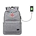 Produktbild Huichao USB-Aufladegeschäftsack, wasserdichter Outdoor-Rucksack, Laptoptasche für Männer und Frauen, 20-35L, Grau