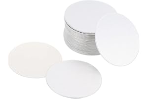 PATIKIL 38mm/1,5" Aluminio Lámina Tapa Revestimiento, 150 Paquetes Resistente Manipulación Inducción Calor Sellador Sellado Revestimientos para PE Plástico Botella Tarro Tapa