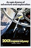 2001 space odyssey poster etsy Estilo elegante gracias al margen de 3 mm
