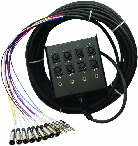 SMC0804FBQ-50 StageMASTER 8x4 50-Feet Audio Snake with 1/4-Inch TRS Returns