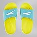 Produktbild Speedo Unisex-Kinder Atami Core Slide Dusch-& Badeschuhe, Mehrfarbig (Empire Yellow/Bali Blue 000), 34.5 EU