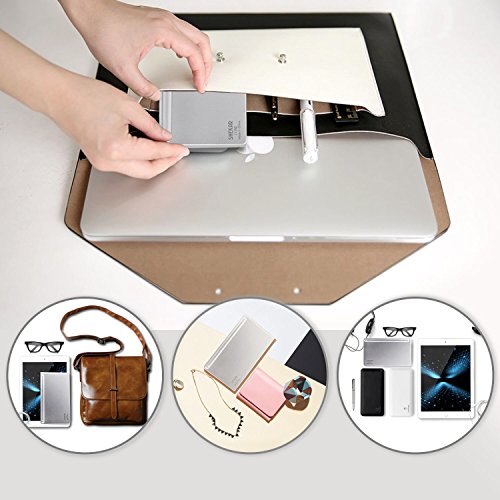 IKOS Tastiera Bluetooth Mini Portatile Pieghevole Tastiera Senza Fili Piccola Ultra Sottile Universale Ripiegabile Tastiera QWERTY Layout per iPhone iPad Air Pro iOS, Android, Windows Smartphone Tablet PC Microsoft