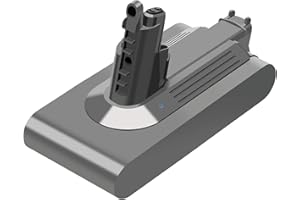 LabTEC V11 - Batteria di ricambio agli ioni di litio per Dyson V11 (Screw in Type), 25,2 V, 3900 mAh, per aspirapolvere Dyson SV14 Absolute Complete Fluffy Cordless con LED (non adatta per Button