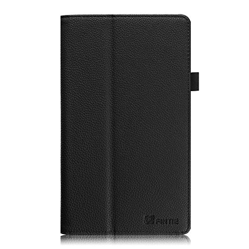 Fintie Medion Lifetab P8311 / P8312 / P8313 / P8314 / S8312 / S8311 Hülle Case – Folio Kunstleder Schutzhülle Tasche Cover Etui mit Ständerfunktion und Stylus-Halterung für MEDION LIFETAB P8311 (MD 99443) P8312 (MD 99334) / P8313 / P8314 (MD 99612) / S8312 (MD 98989) / S8311 (MD 98983) Tablet-PC (8 Zoll), Schwarz - 6