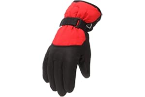 YULONGESS Kinderhandschuhe Jungen Mädchen für 9-14 Jahre Wasserdicht Skihandschuhe Kinder Fingerhandschuhe Thermo Winterhandschuhe Laufhandschuhe Fahrradhandschuhe für Skifahren Snowboarding Spielen Laufen