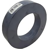 D&uuml;nya Magnet Mıknatıs 3 Adet Yuvarlak Halka Siyah 80 X 40 X 15 Mm