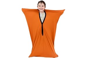 BOSSGE Sensorisk helkroppsstrumpa Autism Leksaker for barn Dynamiska rörelsestrumpor Kroppsmedvetenhet Strumpor Med Förbättra Barn Vuxna Balans Och Stresskänslighet (Color : Orange, Size : L/Large-7