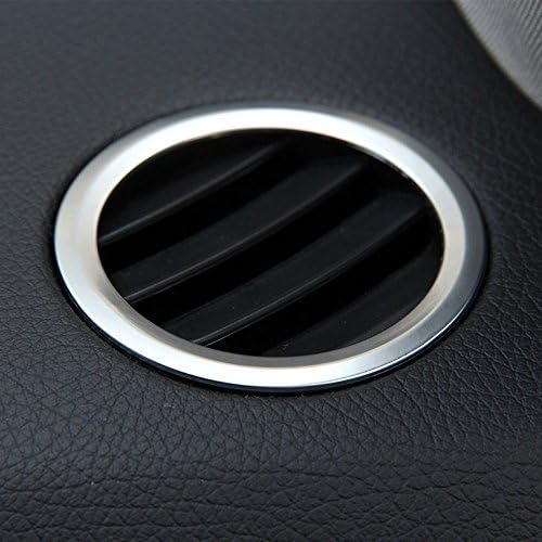 Car Front Dashboard AC Air Vent Outlet Covers Trim Sticker Decoration Car Chrome Styling