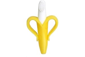 RUKAUF Baby Zahnbürste und Beißring in einem - Übungsbürste Trainingsbürste