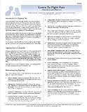 Image de Learn To Fight Fair Helpcard (English Edition)