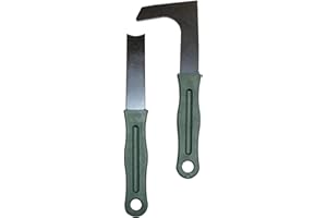 2 PACK PATIO WEED MOSS REMOVER, Garden Paving Brick Drive Clean Tools, HEAVY DUTY Set By ADAM DEALS (Colour May Vary)