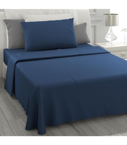 Completo Letto 1 Piazza E Mezza Tinta Unita