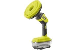 RYOBI Brosse Rotative 15cm sans Fil 18V One+ R18CPS-0 – Idéal Nettoyage Carrelage, Douche, Extérieur – Moteur Puissant, Étanche IPX7 – Batterie Non Incluse