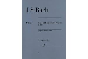 Jean sebastien bach : le clavier bien tempere vol. 2 - avec doigtes - bwv 870-893 - piano: Das Wohltemperierte Klavier Teil II. Instrumentation: Piano solo