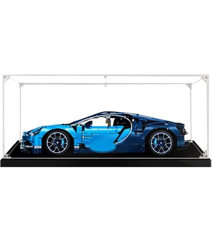 Vitrine Acrylique pour 42096 Porsche 911 RSR, Transparent Display Case Anti-Poussière Boîte