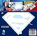 Produktbild DC Comics Superman Shield Solid White Logo Window Decal Aufkleber
