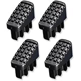 Hailo 9920-001 - Pack de 4 tacos, largueros delanteros y traseros, para las escaleras domésticas de aluminio Hailo.