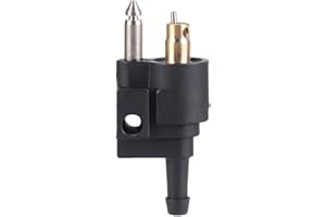 BEDIFFER Conector Rápido de Línea de Combustible Macho Barb,Junta de Tubería de Conector Macho de Tanque de Combustible Adada para Línea de Manguera de 1/4 "apta para Motor, Repuestos para barcos, yates