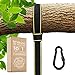 Produktbild EXTRA LONG TREE SWING HANGING KIT By StrapMate - Single 10ft Strap, Holds 2800 lbs, Military Grade (SGS Certified) Extra Strong Carabiner Hook & Swivel Snap - Fastest & Easiest Way to Hang Any Swing