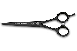 3 Claveles 12496 Schere Friseur Schneiden, TITANIUM 5.5 "