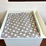 Puckdaddy „Punkte+“ Wickelauflage, Wendeauflage für Aufsätze mit Trennfach - 2