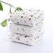 Produktbild Musselin Babybadetuch Mit Haken, Chickwin 3-Pack Niedlich 30 cm x 50 cm Weich und gemütlich Neugeboren 100% Baumwolle 6 Schichten Muslin Absorbent Baby Bad Waschlappen Wiederverwendbare Wischtücher Fütterung Sachen Baby Face Towel