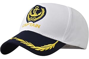 BESFORTA Anchor bestickte Kapitänsmütze, Skipper, Bootfahren, Baseballkappe, verstellbar, nautische Yacht, Marine, Seemanns-Trucker-Mütze