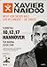 Produktbild Xavier Naidoo - Die Zweire Han 2017 - Konzertplakat, Konzertposter