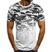 Produktbild Luckycat Tank Top Herren Slim Fit Basic Camouflage Print Kurzarm T-Shirt Herren Training Tank Top Weste Hoodie Gym Fitnesss Sport Weste Jacke Sport Bekleidung Herren Sommer Muskelshirt Tees Top