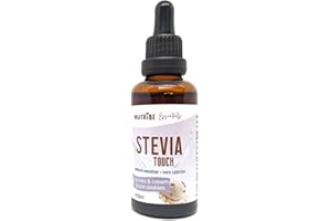 Nutribe Stevia Liquide 50 ml Glace Cookies, édulcorant naturel sans calorie - Marque française