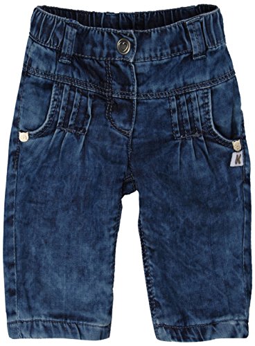 Kanz Baby Girls Hose Jeans Plain Jeans, Blue (blue Denim Blue 0013), 3-6 Months (Manufacturer size: 68)