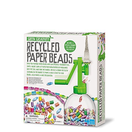 4M Green Creativity Recycle Paper Beads by ToyMarket