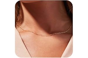 Yienate Boho Collier Ras Du Cou En Perles Chaîne Or Petite Perle Satellite Chaîne Ras Du Cou Petite Perle Boule Chaîne Clavicule Collier Minimaliste Bijoux De Déclaration Pour Femmes Filles