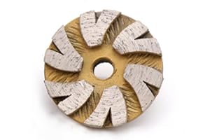 TOPHOMER 1 pieza 50 mm diamante muela de amoladora, azul y amarillo, disco abrasivo de diamante para mármol, hormigón, mampostería, granito