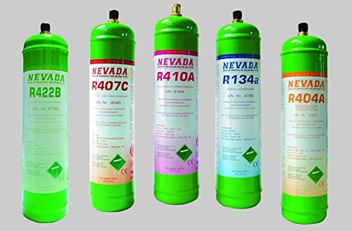 R407c 1lt. - Eigentums - Zylinder + 1 x CLIMAFRESH, NEU