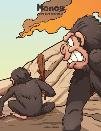 Monos libro para colorear 2: volume 2