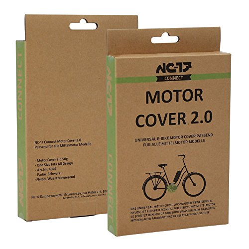 NC-17 Connect Schutzhülle für E-Bike Mittelmotoren | Motor Cover 2.0 | schwarz | One Size | 4076 - 7