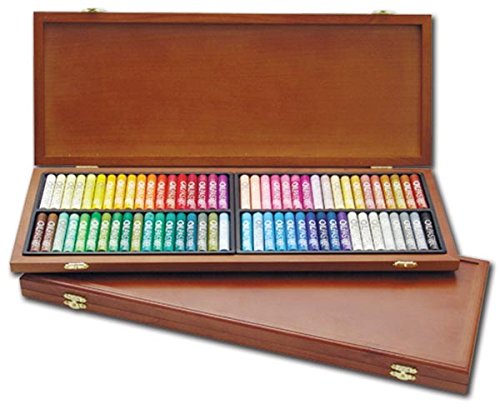 Mungyo Gallery Oil Pastels Wood Box Set of 72 Standard - Assorted Colors
