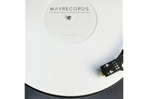 Mayrecords CMAY078 12 inch Acrylic Slip Mat for Phonograph Turntable Vinyl 3MM Anti-static LP Mat Improve sound quality