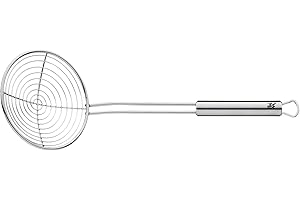 WMF Profi Plus - Espumadera ranurada, Acero Inoxidable Cromargan, 36 cm Ø 12 cm