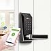 Produktbild ZKTeco Keyless Bluetooth Schlösser Digital Tastatur Türschloss Elektronische Schlösser Smart Home Entry + 5 Stück RFID-Karten (Zink-Legierung)