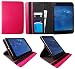 Produktbild ibowin J740 / M710 / M710Q / P720 7" Android Tablet Rosa Universal 360 Grad Drehung PU Leder Tasche Schutzhülle Case ( 7 - 8 Zoll ) von Sweet Tech