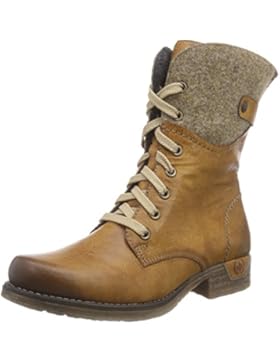 Rieker 79604 Damen Halbschaft Schnürstiefel