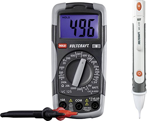 VOLTCRAFT DT-Test-Kit 150 Multimetro Portatile Digitale Cat III 600 V Display Counts 2000