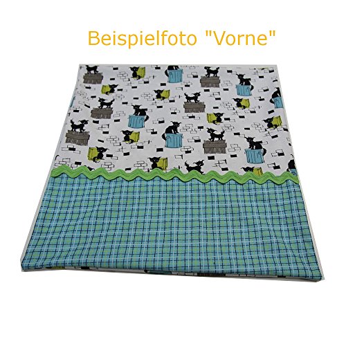 PINIDI DIY Nähset Kissenhülle 40x40cm Vögel pink orange/Blumen - 5