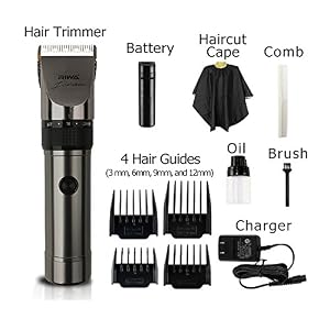RIWA Electric Hair Clippers for Men Cordless Rechargeable Waterproof Hair Trimmer Haircut Machine with LCD Display… - Image 3