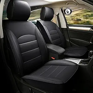PegasusPremium Pu Leather Car Seat Cover for Maruti Baleno (Black)