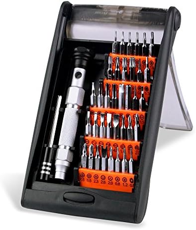 Screwdriver Set, Aodio 38 in 1 Aluminum Alloy Precision Magnetic Driver Kit with 36 Bits, Electronics Repair Tool Kit for Computer, Cell Phone, Tablet, PC, Macbook and Other Devices