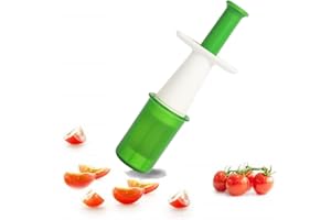 BINLHY Grape Cutter Tomato Cutter Fruit Vegetable Slicer Tomato Slice for Kids Auxiliary Safe Creative Simple and Portable Kitchen Fruit Cut Tool for Salad Strawberry Cherry
